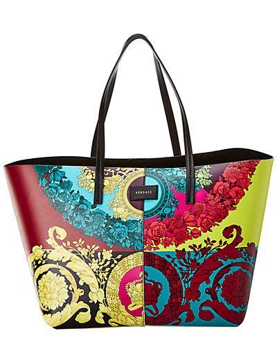 borsa vitello st tapestry capretto versace giallo pistacchio nero|Borse Versace da donna .